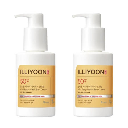아모레퍼시픽 일리윤 대용량 저자극 일리운 썬크림 후기 온가족 이지워시 선크림 SPF50+ 2개 150ml