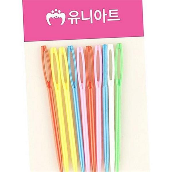 수예용 플라스틱 돗바늘 바느질 돗바늘 실 꿰기 다용도 수공예 공예 - 상품 이미지
