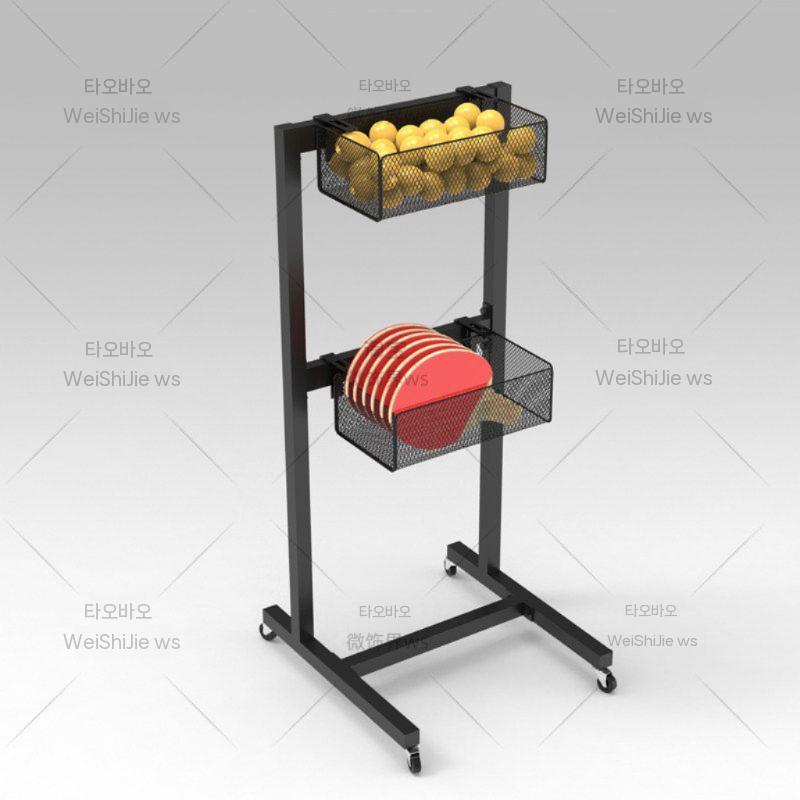 탁구 라켓 보관함 수납 정리함 공 탁구채 정리대 거치대 2단 이미지 7
