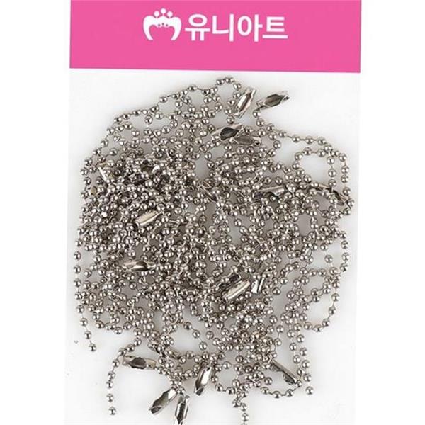 금속 군번줄 목걸이 15cm 메탈 군번줄 체인 액세서리 재료 만들기 - 상품 이미지
