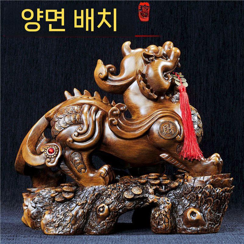 용 조각상 풍수용품 사업운 사무실 옥장식 개업선물 중형 - 상세 이미지 4