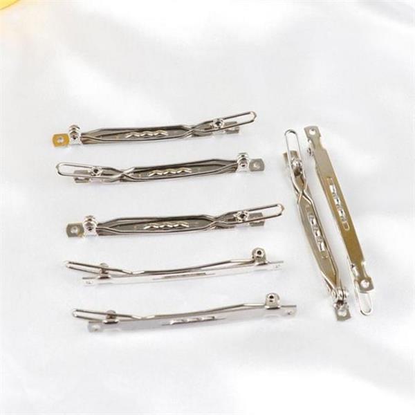 수동 자동 핀 대 6.5cm 바렛트 머리핀 부자재 헤어 재료 - 상품 이미지