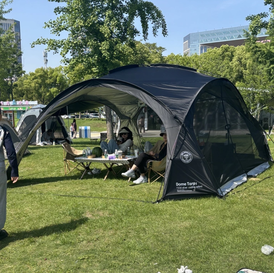 캠핑 방수 캐노피 텐트 에어 돔 쉘터 벙커 대형 비바 - 상세 이미지 2