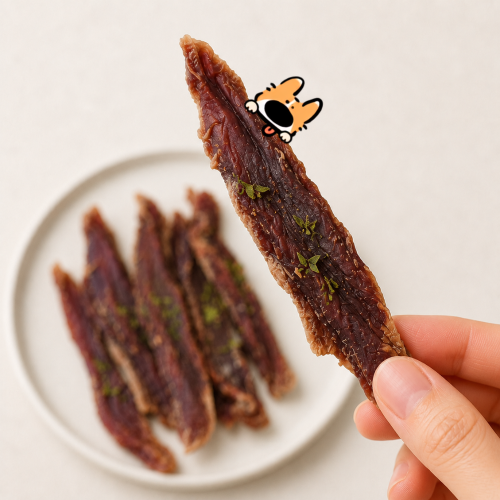 [꼬미소] 강아지 수제간식 오리 안심 육포 - 상세 이미지 3