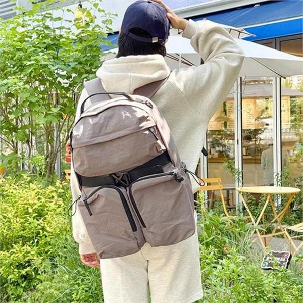 경량 여성 나일론 백팩 빅사이즈 여성 여행용 가방 데일리 학생 - 상세 이미지 2