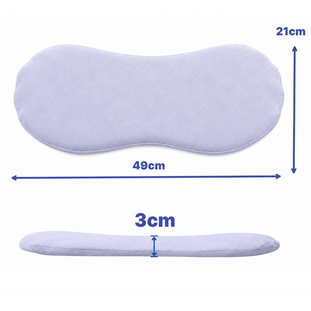 3cm 허리베개 낮은 수면용 요추 메모리폼 쿠션 - 상세 이미지 4