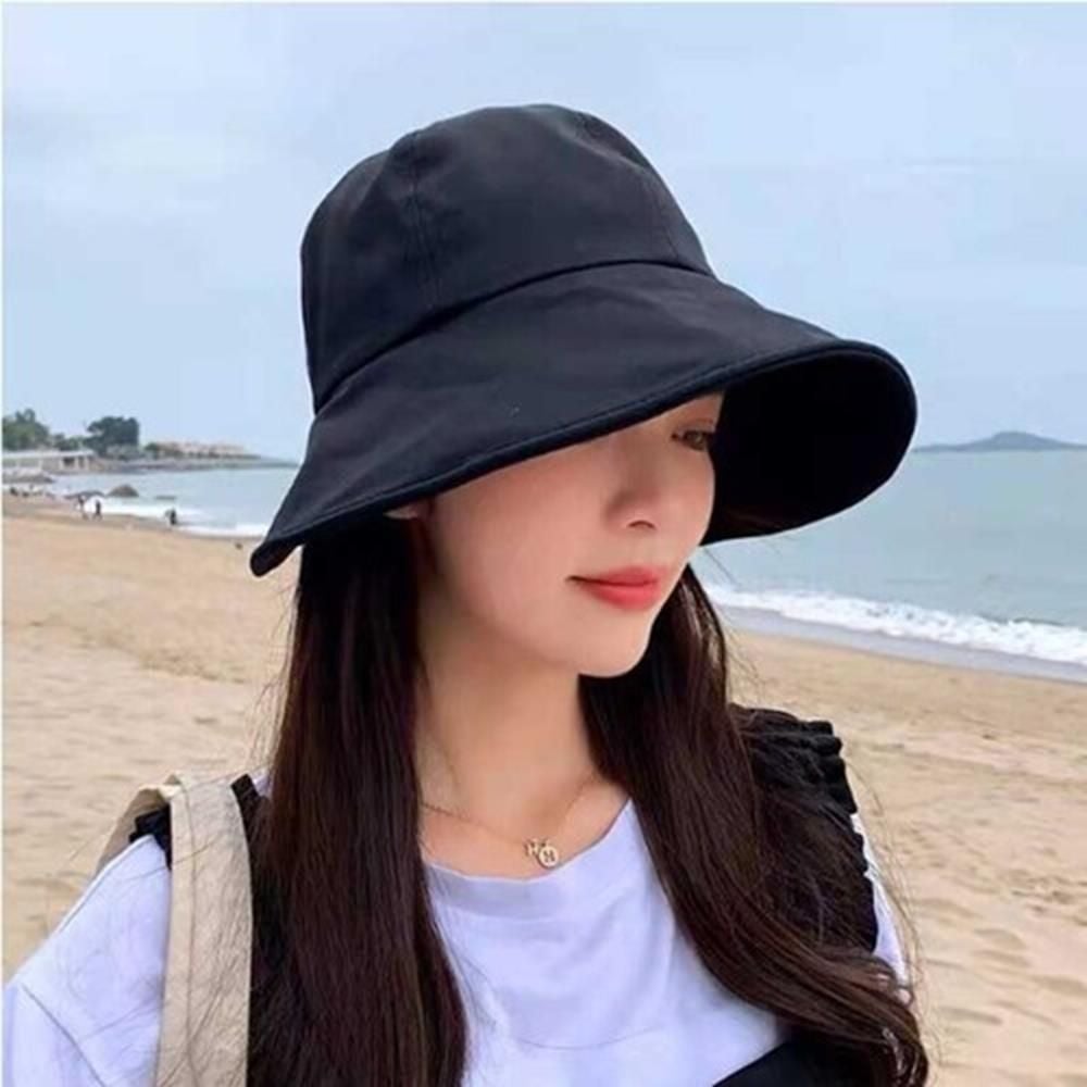 햇 벙거지모자 친구 캐쥬얼 스타일 커플템 페도라 블랙 - 상품 이미지