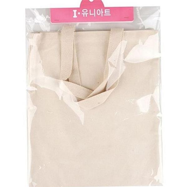 빈티지 패브릭 가방 학생 무지 에코백 캔버스 데일리 작은 숄더 - 상품 이미지
