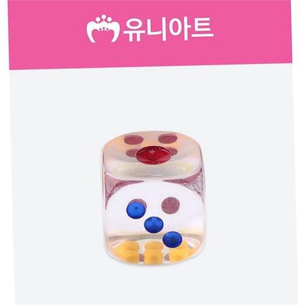 정육면체 게임용 주사위 투명 플라스틱 주사위 학습용 놀이용 보드 파티 - 상품 이미지