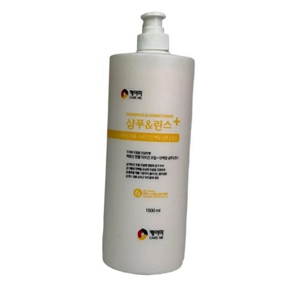 고보습 어르신 샴푸 린스 1500ml 약산성 어르신 겸용 샴푸 대용량 - 상품 이미지