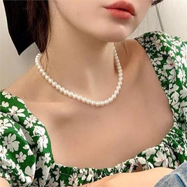 캐주얼 여성 아크릴 목걸이 초커 여성 패션 목걸이 정장 포인트 - 상품 이미지