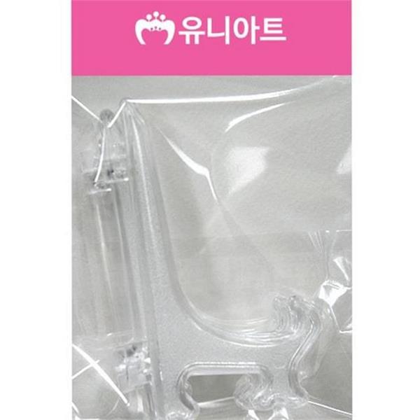 투명 액자 받침대 10.5cm 데스크 액자 거치대 플라스틱 테이블 스탠드 - 상품 이미지