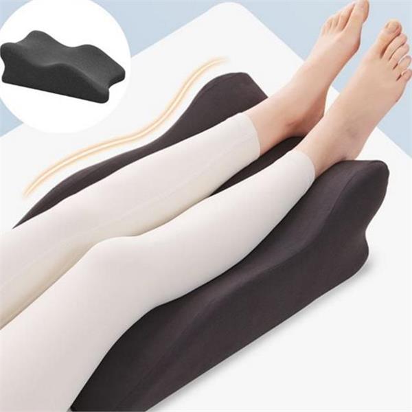 기대앉는 삼각 등받이 쿠션 소파 허리 받침 쿠션 메모리 다리 - 상품 이미지