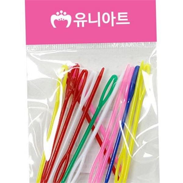 핸드메이드 플라스틱 돗바늘 뜨개용 돗바늘 수예용 코바늘 대바늘 - 상품 이미지