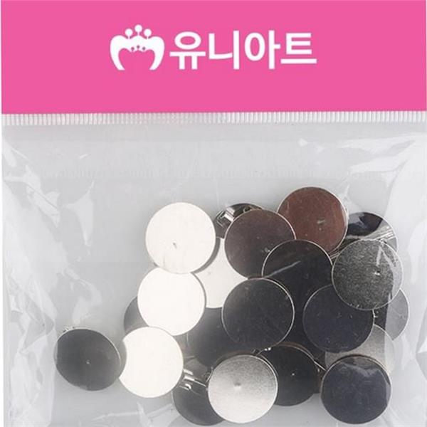 원형 금속 코사지 지핀 뱃지 브로치핀 재료 만들기 옷핀 - 상품 이미지