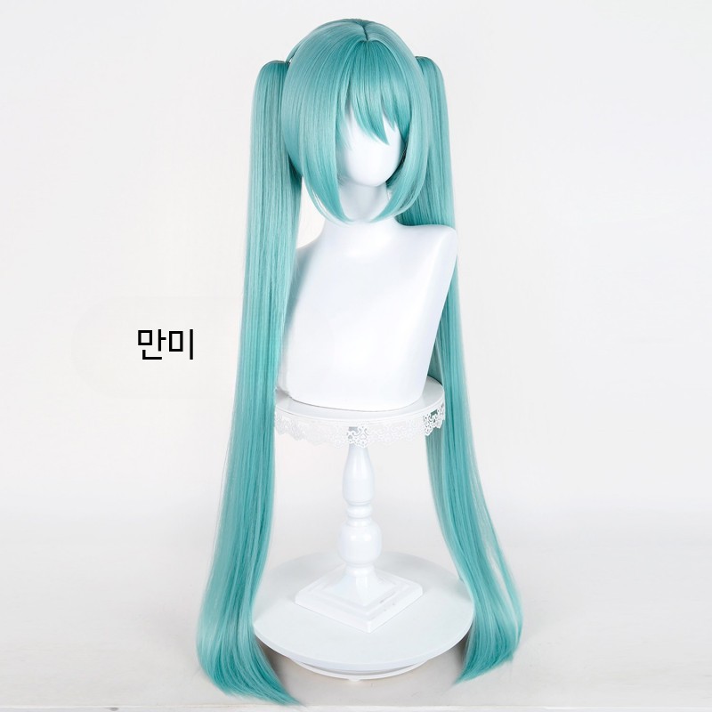 보컬로이드 하츠네 미쿠 고퀄리티 코스프레 가발 프세카 프로세카 - 상세 이미지 3