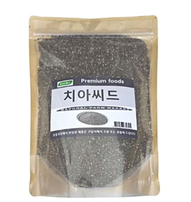 치아 씨앗 치아씨드 대용량 베이킹 재료 요거트 토핑 건강 원재료 500g 1000g 포장 - 상품 이미지