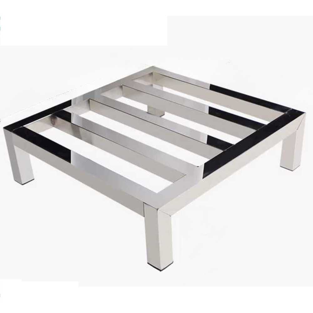 스텐 낮은 받침대 바닥 발판 용품 싱크대 선반 발디딤대 35x35x10 - 상품 이미지