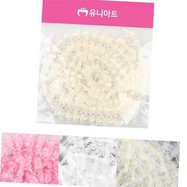 크리스마스 장식용 레이스 패브릭 핸드메이드 레이스 꽃다발 장식 소품 - 상품 이미지