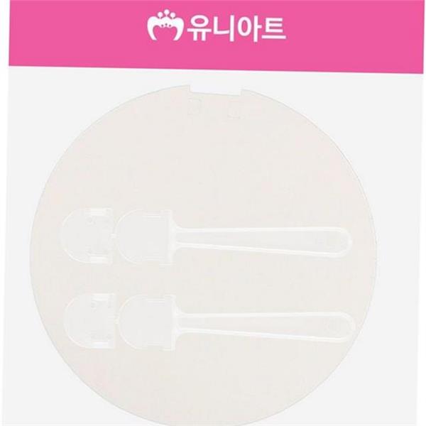 어린이 그리기 손잡이 부채 꾸미기 원형 종이 부채 만들기 활동 - 상품 이미지