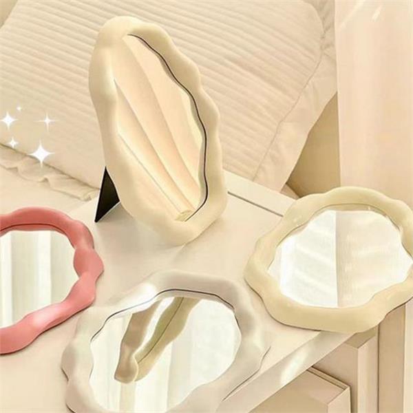 구름 탁상 거울 메이크업 화장 거울 투웨이 책상 - 상품 이미지