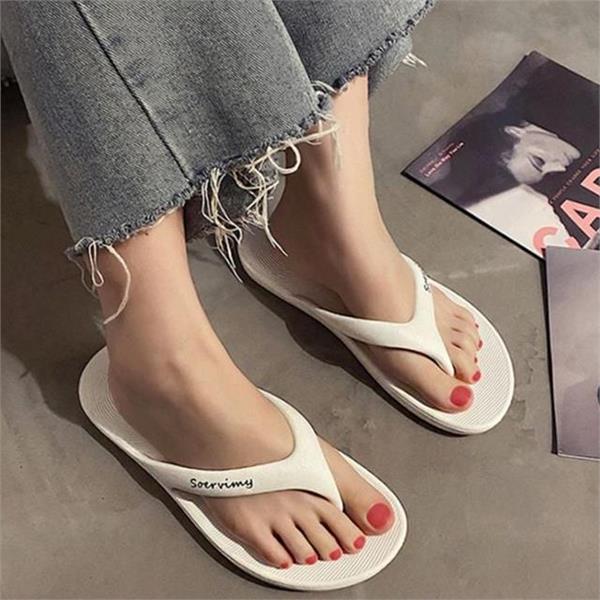 가벼운 충격 흡수 플립플랍 데일리 쿠션 플립플랍 슬리퍼 여름 - 상품 이미지