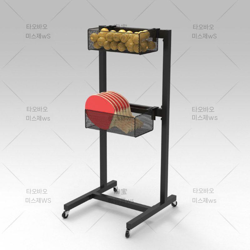 탁구 라켓 보관함 수납 정리함 공 탁구채 정리대 거치대 2단 이미지 6
