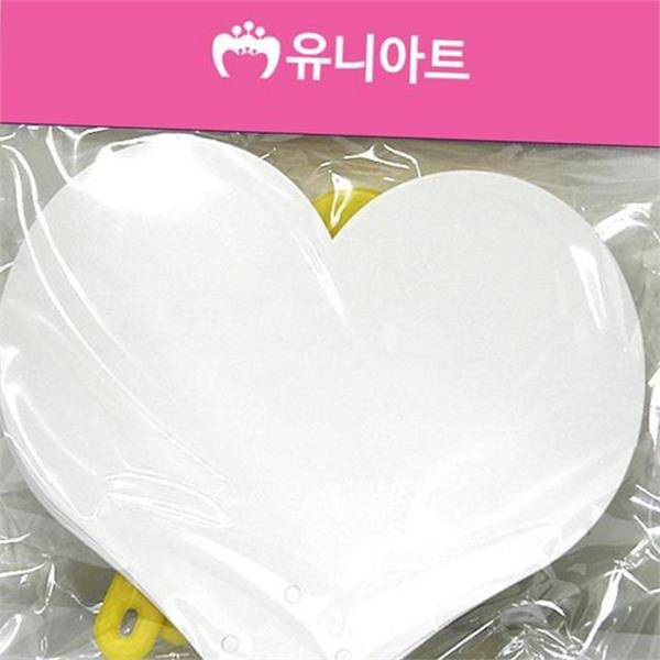 꾸미기 어린이 종이 부채 만들기 미술 부채 수업용 유치원 하트 - 상품 이미지