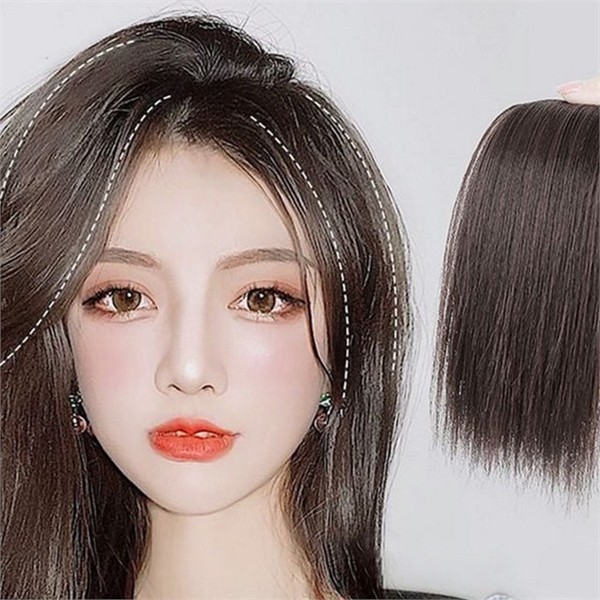 붙임머리 여성 부분 가발 30cm 익스텐션 볼륨 헤어 피스 정수리 - 상품 이미지