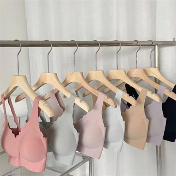 심리스 여성 햄 라인 브라 팬티 브라렛 여성 노와이어 브라 - 상품 이미지