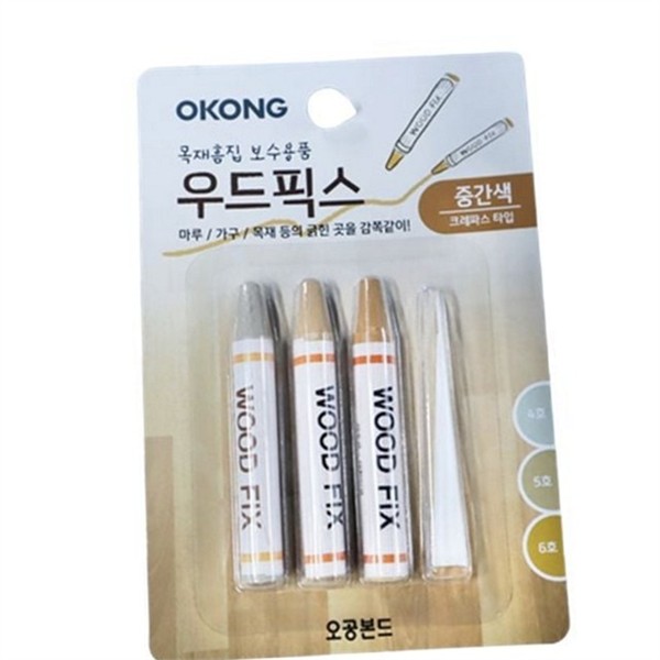 메꿈이 가구 흠집 보수 크레파스 원목 목재 가구 흠집 보수제 - 상품 이미지