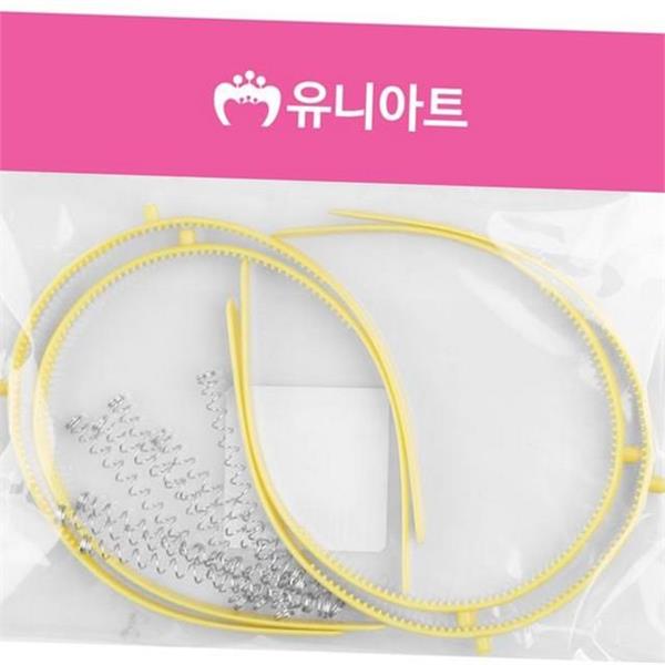꾸미기 스프링 머리띠 만들기 키트 스프링 머리띠 재료 여성 헤어 - 상품 이미지