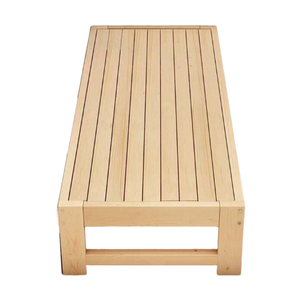 나무 평상 벤치 간이 사우나 테라스 카페 탈의실 베란다 침대 200x40cm - 상품 이미지