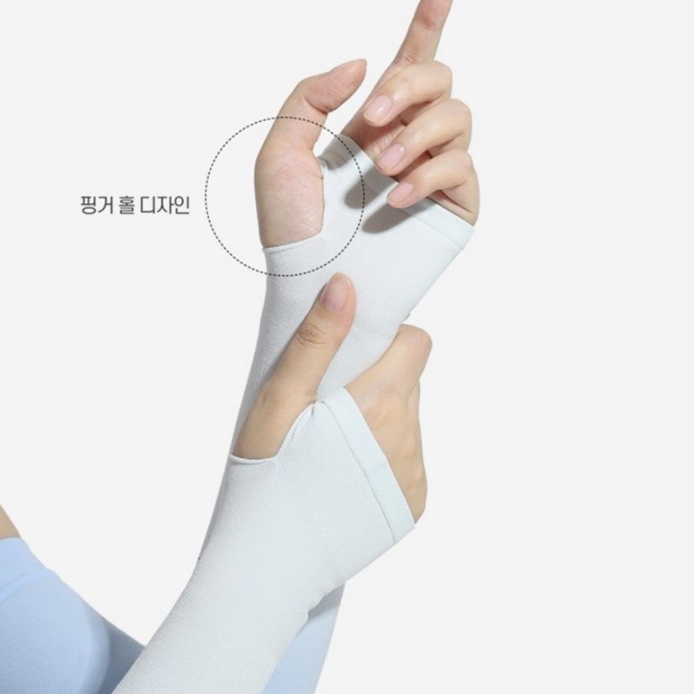 냉장고쿨토시 손등커버팔토시 긴 쿨링 손등가리개 여름 - 상세 이미지 3