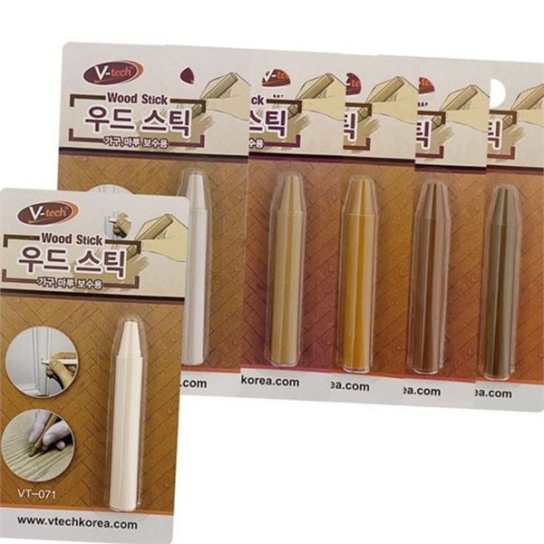 원목 가구 흠집 보수제 6종 스크래치 마루 바닥 보수제 크레용 - 상품 이미지