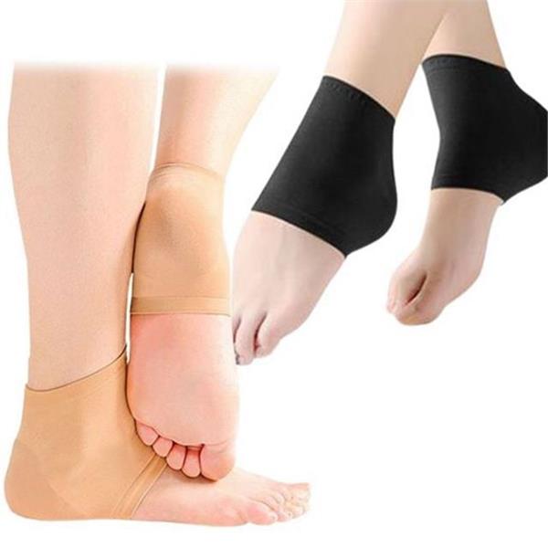 실리콘 뒷꿈치 보습 덧신 수분 발 뒤꿈치 보호 덧신 각질 - 상품 이미지