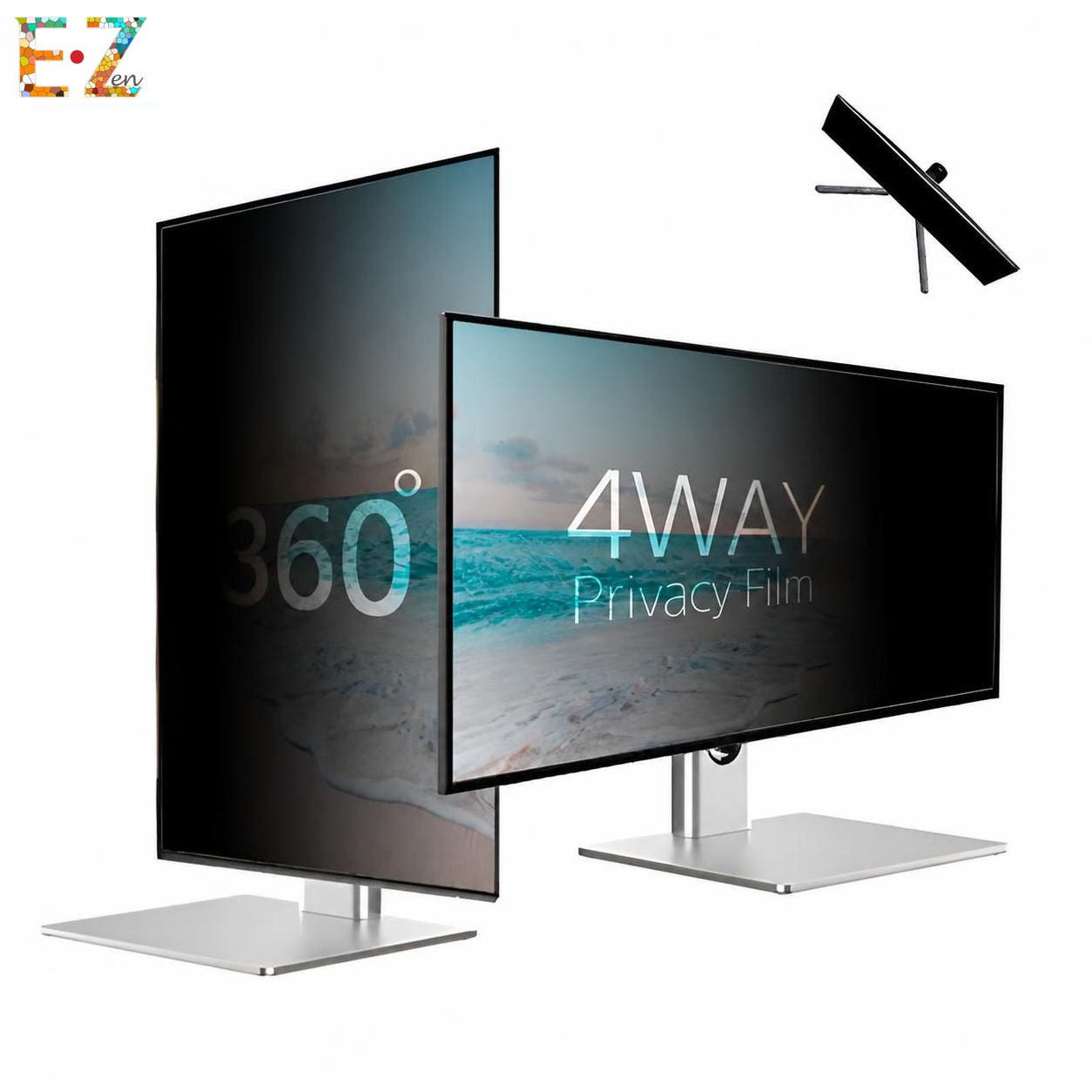 4way 모니터보안필름 사생활보호 PC보호기 상하좌우 CCTV 이젠뷰 69cm(27인치) - 상품 이미지