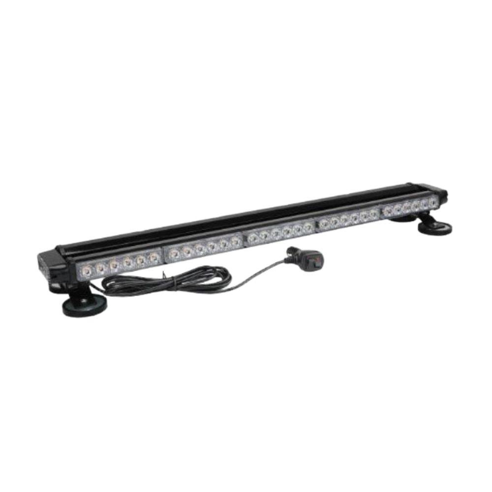 LED 자동차 경광등 사이키 유선 차량용 경고등 조명 80cm 빨간색 파란색 - 상품 이미지