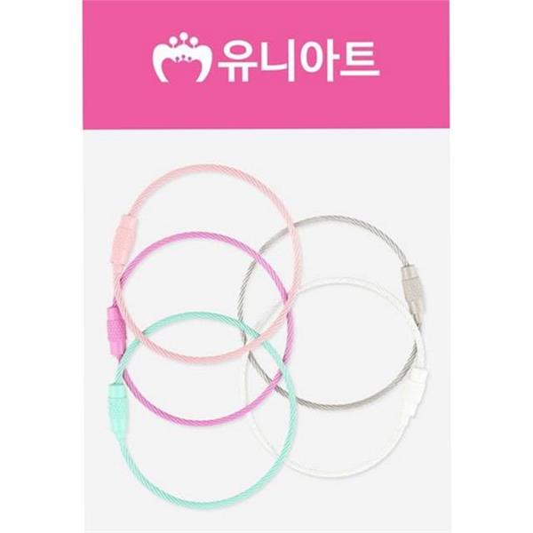악세사리 와이어링 고리 와이어 열쇠고리 부자재 - 상품 이미지