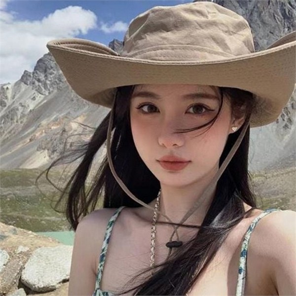 벙거지 남성 캠핑 모자 넓은 남성 사파리 모자 여름 여성 - 상품 이미지