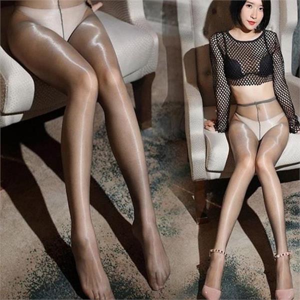 데일리 여성 스타킹 힙업 여성 팬티 스타킹 유광 투명 비침 - 상품 이미지