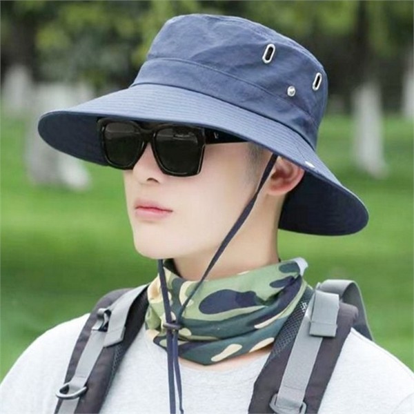 캠핑 사파리 모자 메쉬 남성 사파리 모자 여름 버킷 - 상품 이미지