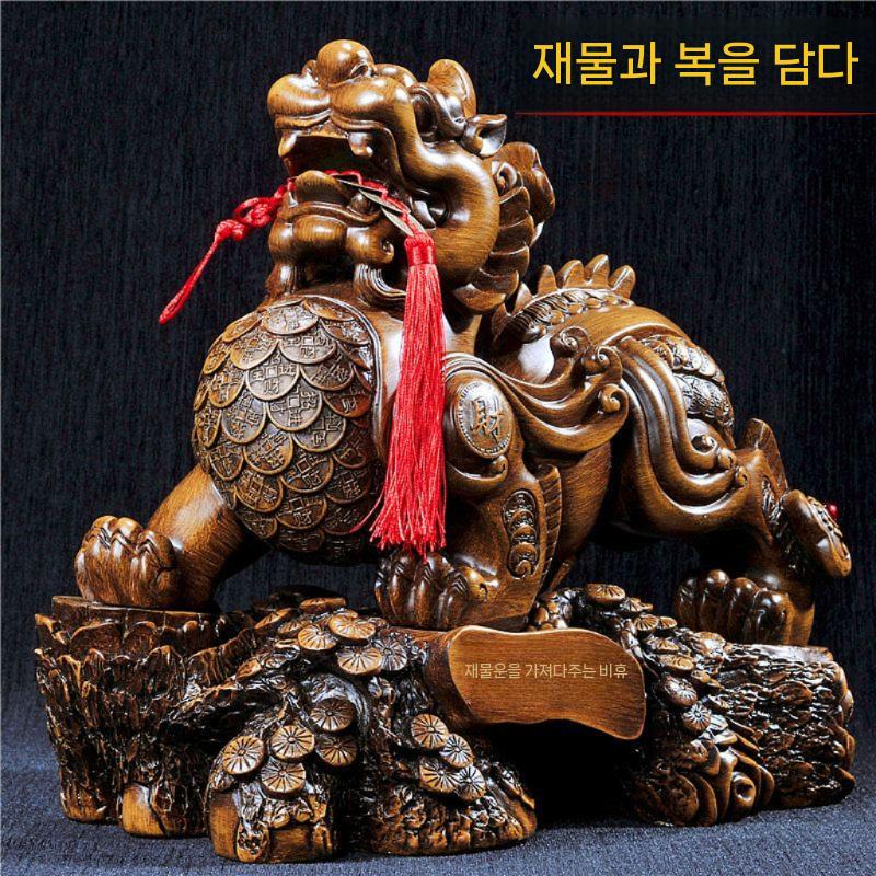 용 조각상 풍수용품 사업운 사무실 옥장식 개업선물 중형 - 상세 이미지 3