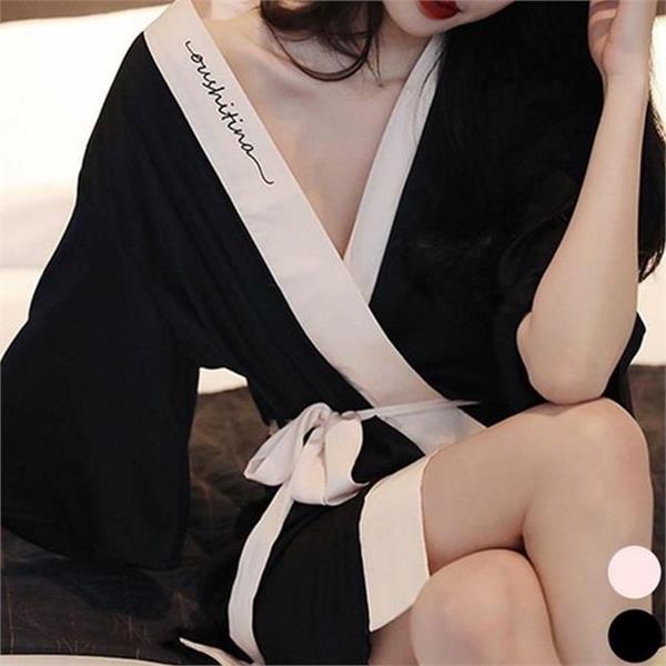 빅사이즈 여성 로브 가운 나이트 여성 실크 가운 웨어 여름 - 상품 이미지