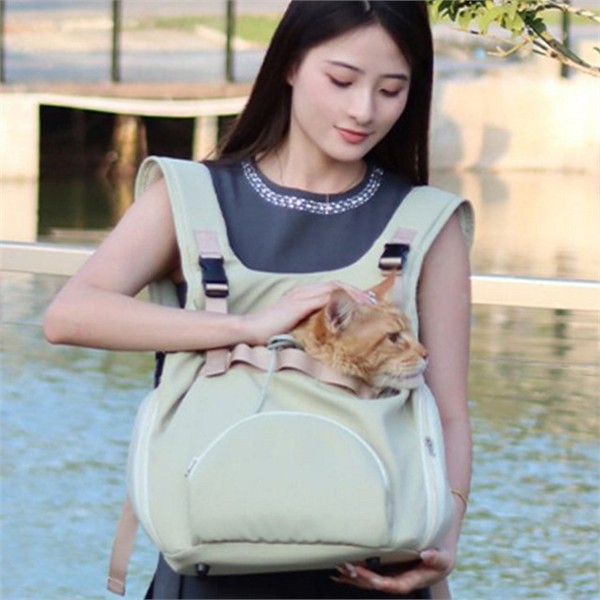 외출용 강아지 이동가방 백팩 고양이 이동가방 반려동물 메쉬 캐리어 - 상품 이미지