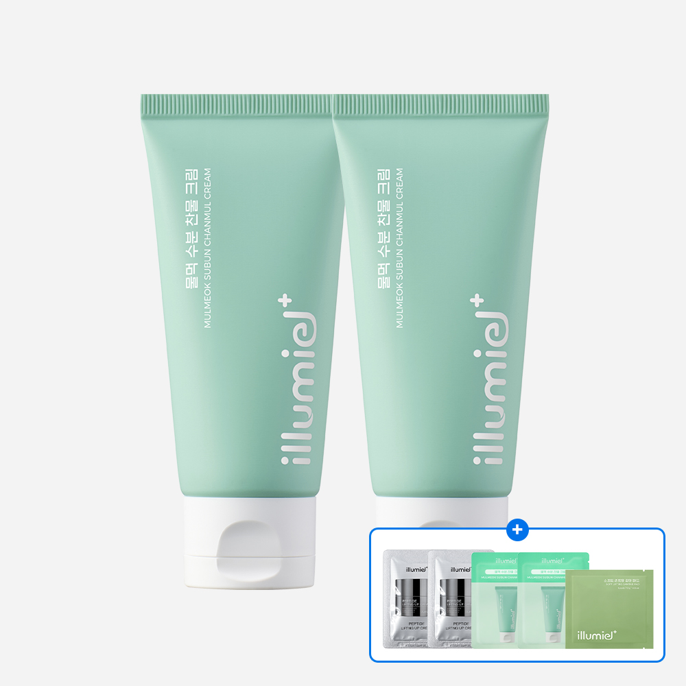일루미엘 물먹 수분 찬물크림 50ml, 2개 - 상품 이미지