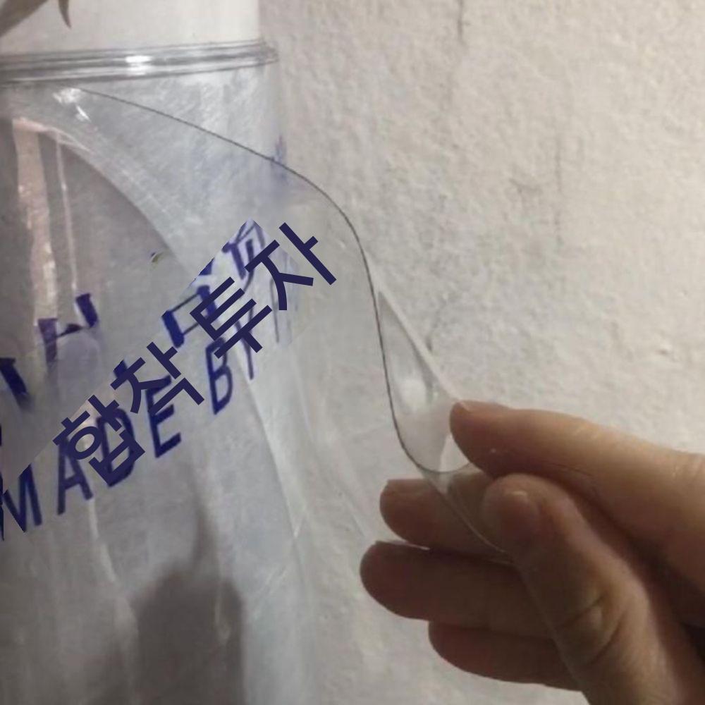 PVC 매트 식탁보 데스크매트 깔판 내열성 투명 내유성 책상 두께 0.3mm 1.2x1m - 상세 이미지 3