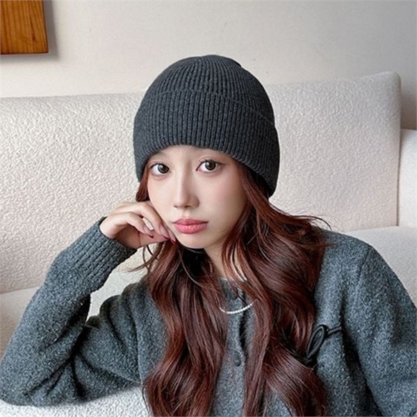 베이직 여성 롱 비니 데일리 여성 캐주얼 비니 사계절 스트릿 - 상품 이미지