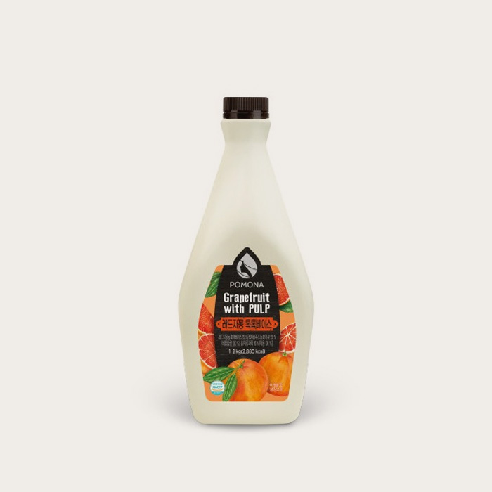 포모나 자몽베이스 톡톡베이스 자몽 1.2kg - 상품 이미지