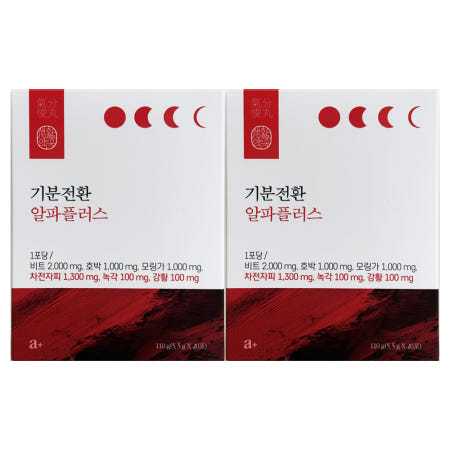 생활약속 기분전환 알파 플러스 5.5g x 20포 2개